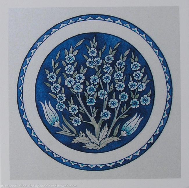 Iznik Plate: Almond Blossom