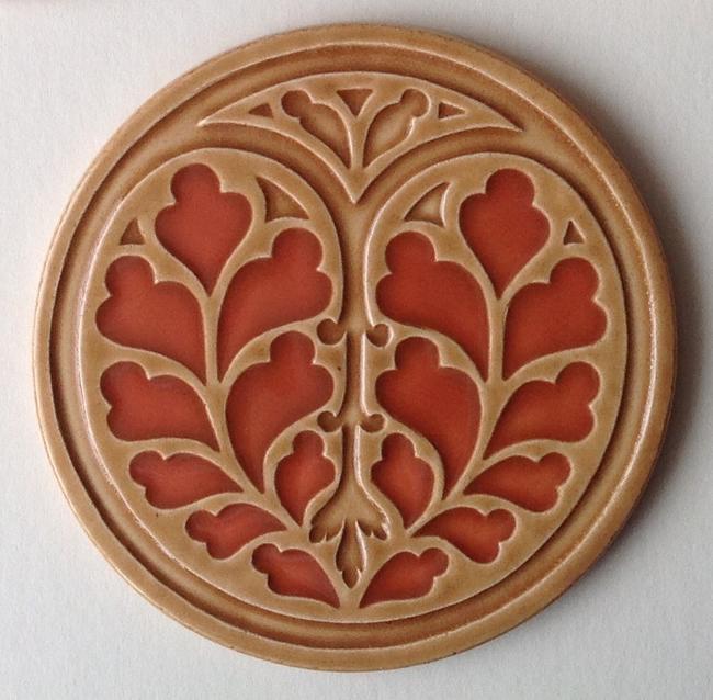 Heart of Yorkshire Coaster - Orange