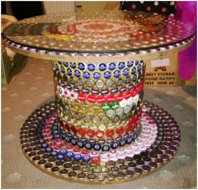 Bottle Top Table