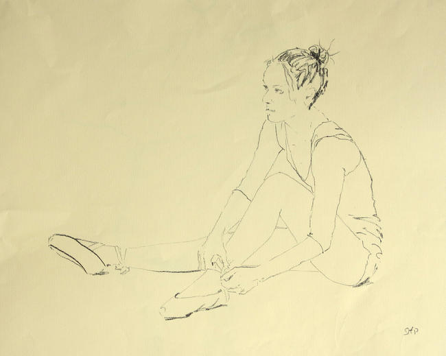 Sitting Ballerina 3