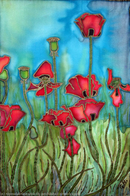Wild Poppies - Sold