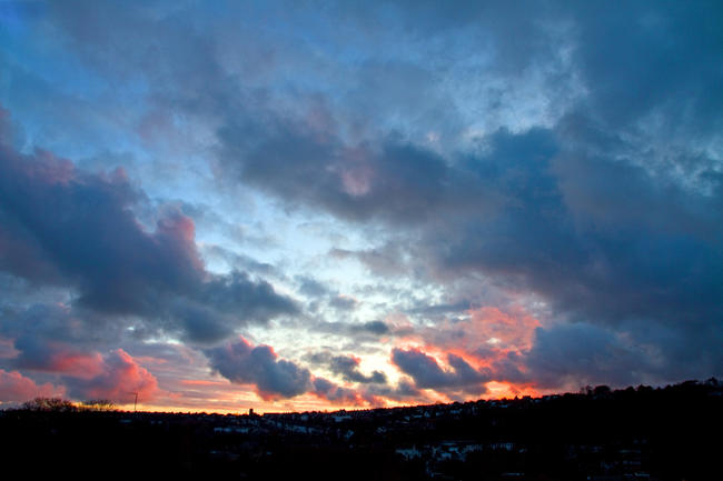 Sunset over Dyke Road 2