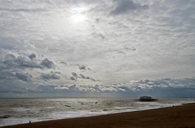 Pier storm