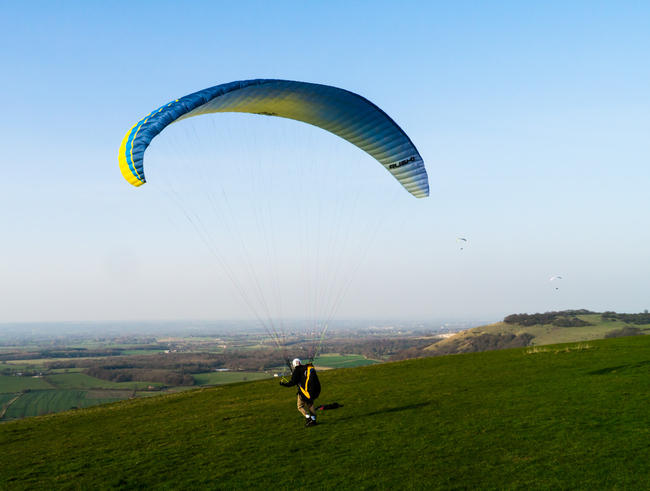 Paragliding at Devil's Dyke