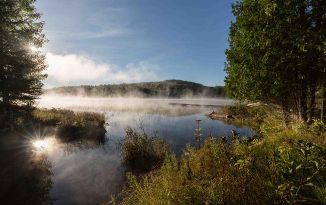 Lac Saindon morning, September 2015