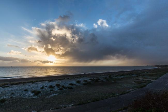 Winter storm, Pakefield Beach, January 2016