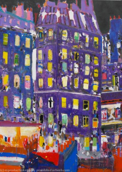 Belleville at Night detail
