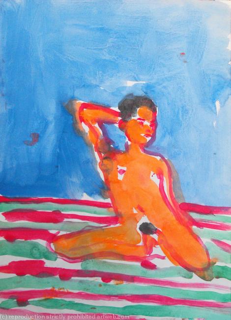 Nude on Bed Paris