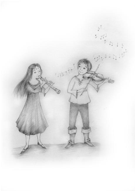 the musicians (detail)