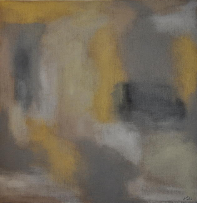 untitled grey with yellow #3