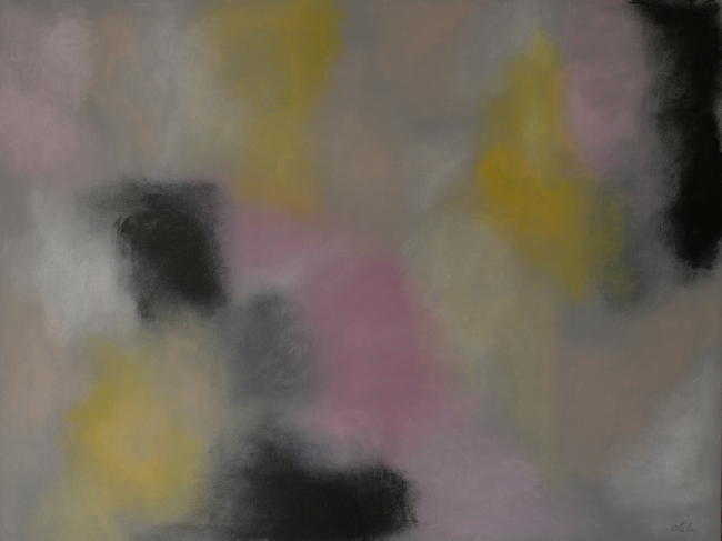 untitled pink, grey and yellow #1