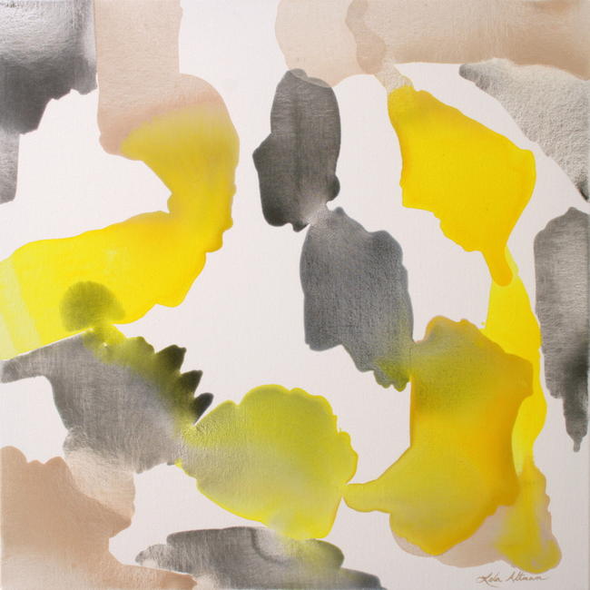 yellow, black and nude bleed