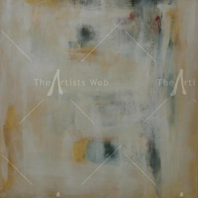 untitled gold and white #1