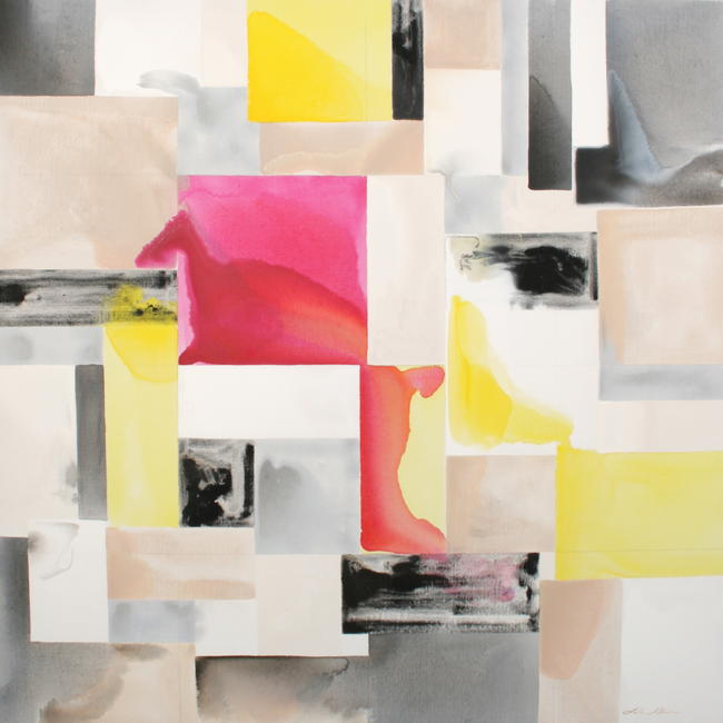 hot pink square bleed no. 4