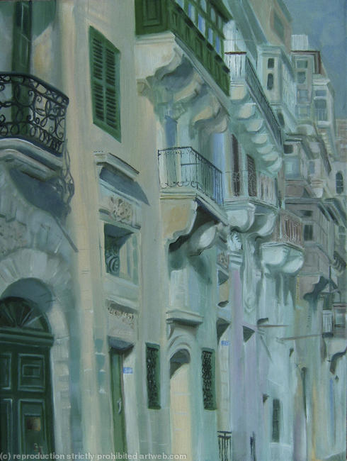 Balconies in Malta