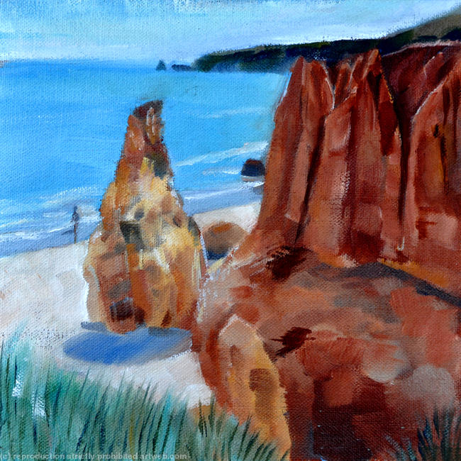Rocks on the beach