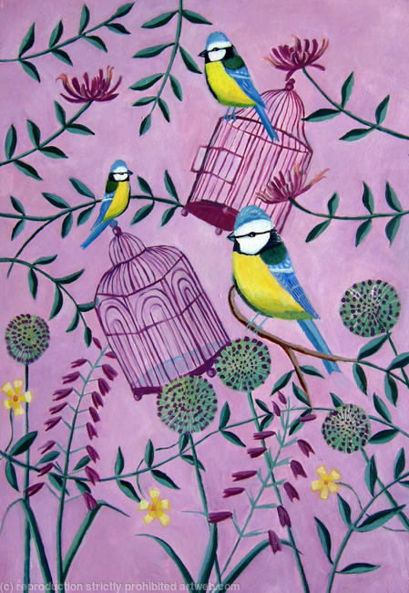 Birdcages and bluetits