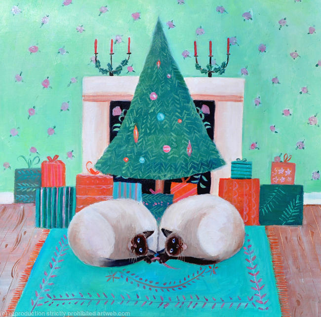 Festive twins