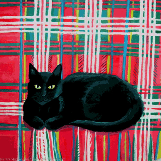 Tilly on tartan SOLD