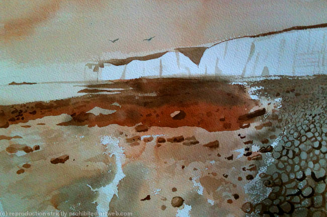 Birling gap in sepia