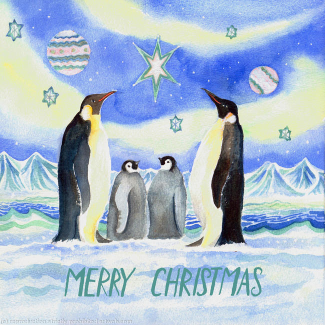 Penguin family