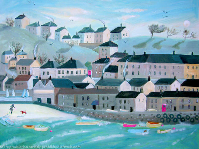 Cornwall in winter SOLD