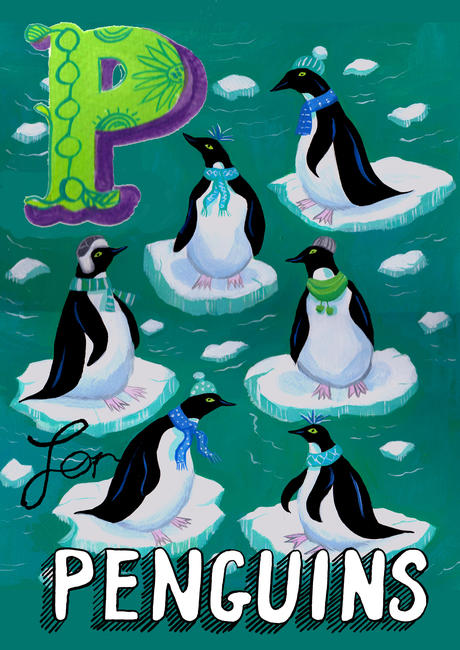 P for penguins