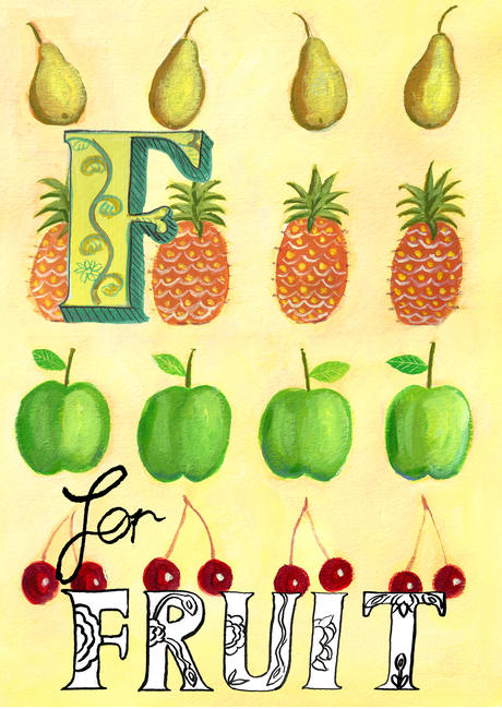 F for fruit