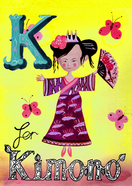 K for kimono