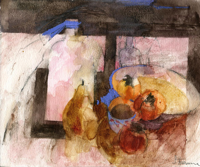 Still Life with Sharon Fruit