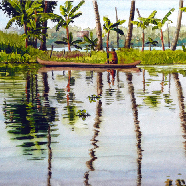 Kerala Backwaters (detail)