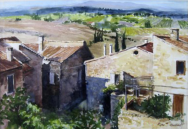 Watercolour by Barry Hinchliff