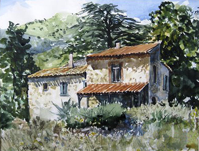 Watercolour by Barry Hinchliff