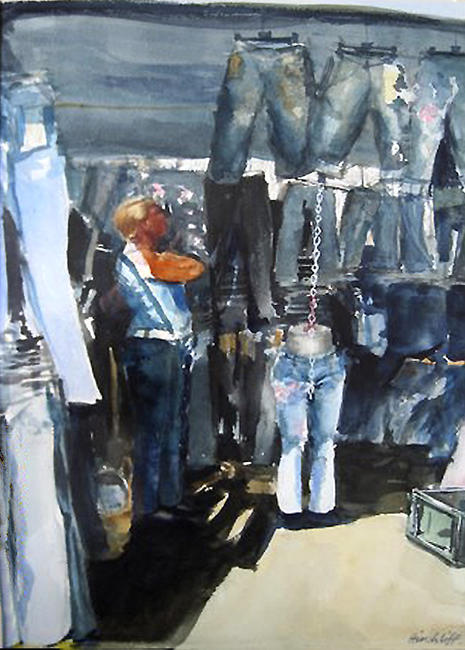 Watercolour by Barry Hinchliff
