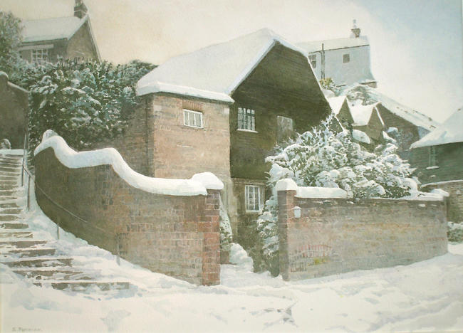 Snow, Pipe Passage, Lewes