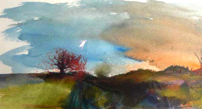 Red Berry Tree by Sonya Tatham