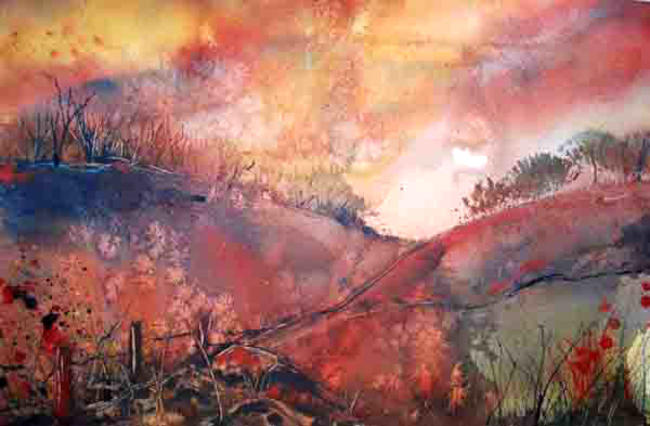 Sunset at Butts Brow by Sonya Tatham