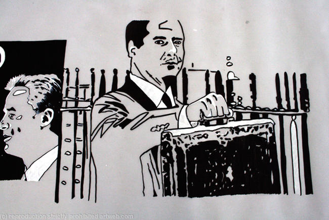 Transparency scroll drawing 2010 (detail)