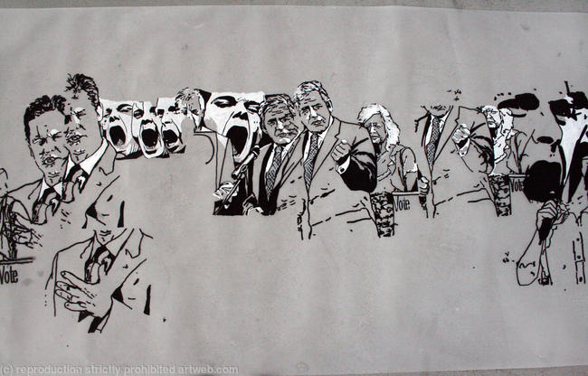 Transparency scroll drawing 2010 (detail)