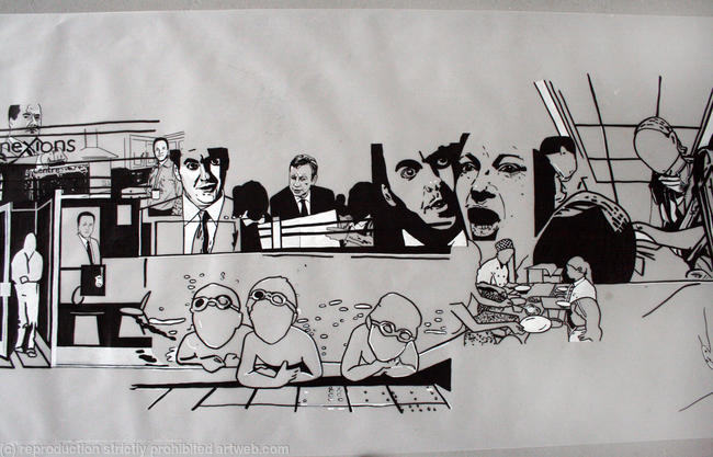 Transparency scroll drawing 2010 (detail)