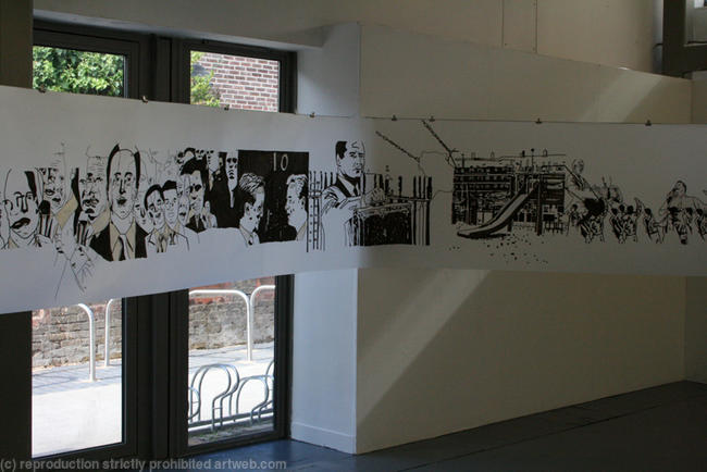 'Transparency' scroll 2010 (detail) installation