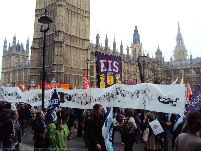 'Transparency' at TUC march 2011