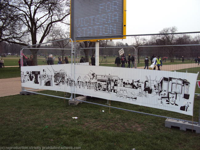 Transparency scroll drawing banner