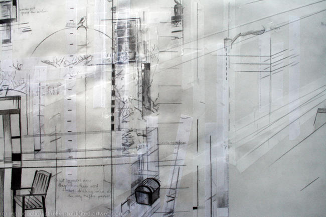 Western Road scroll drawing (detail)
