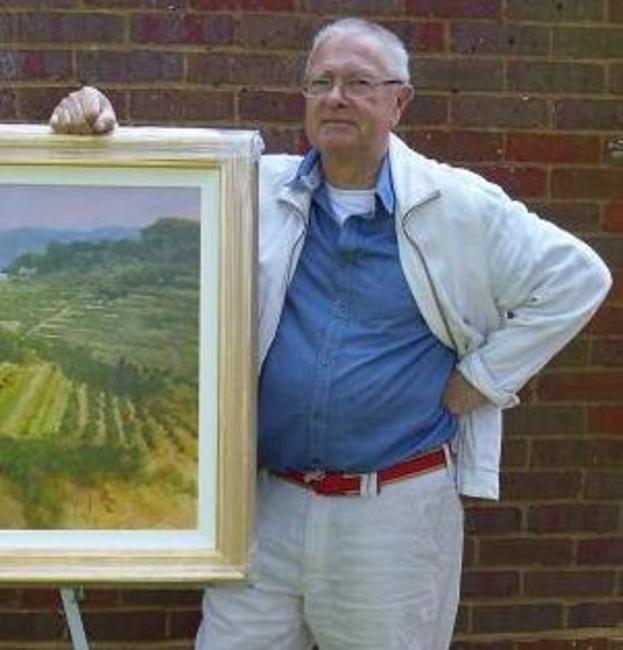 John Haskins in Tuscany