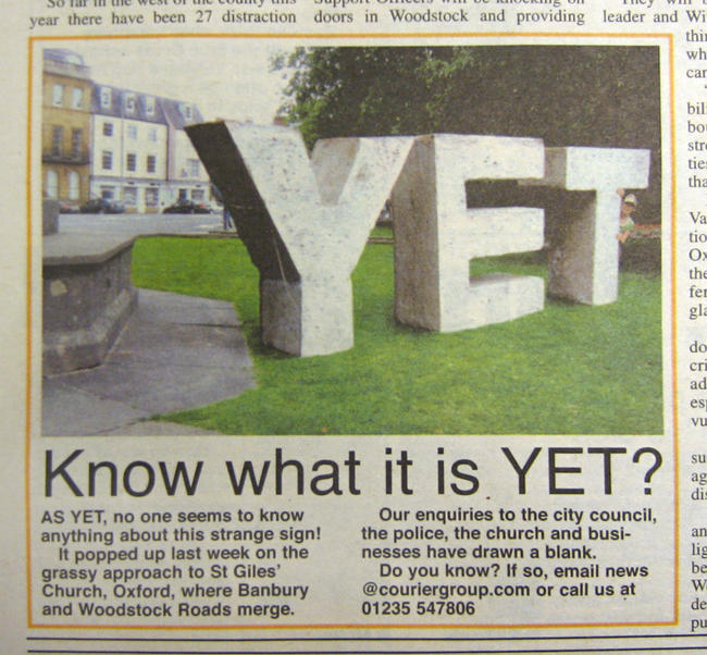 Yet Sculpture paper report