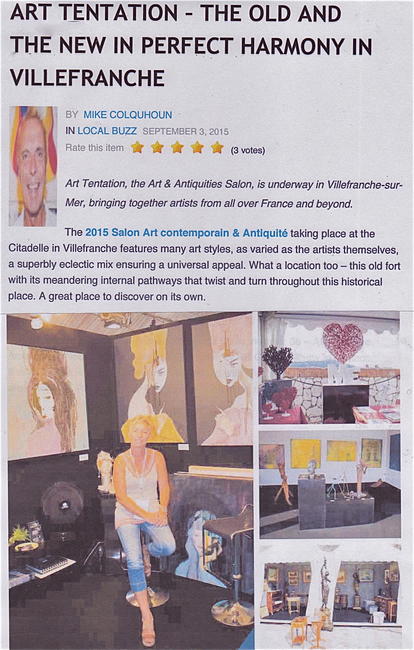 Salon d'Art, Villefranche sur Mer, 2015