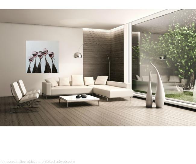 Interior with 'Let's Face it or not, 2'