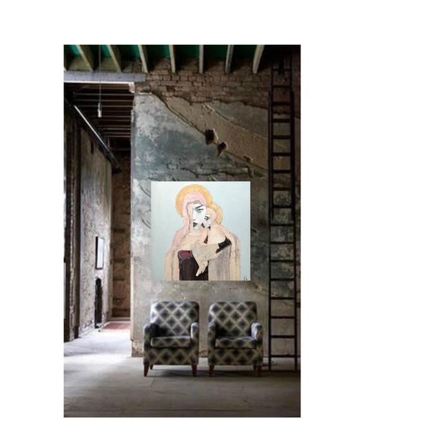 Interior with ' Let's Face it, Refugees'