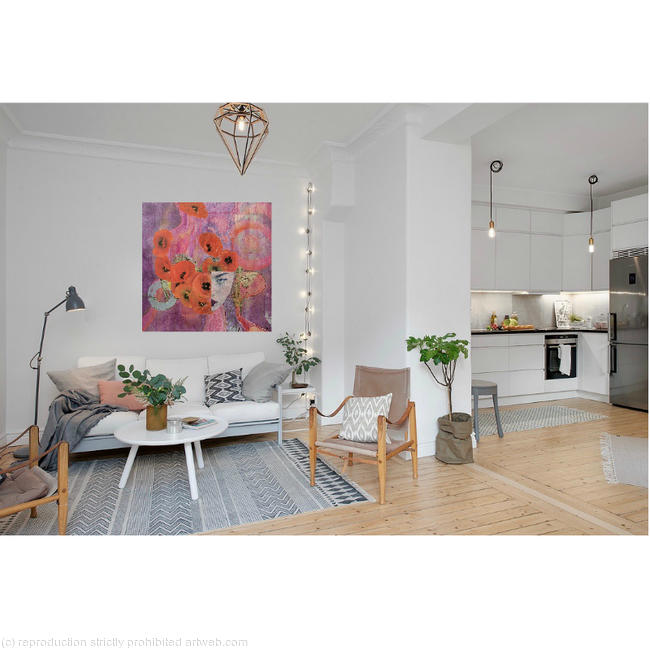 Interior with 'Poppies'